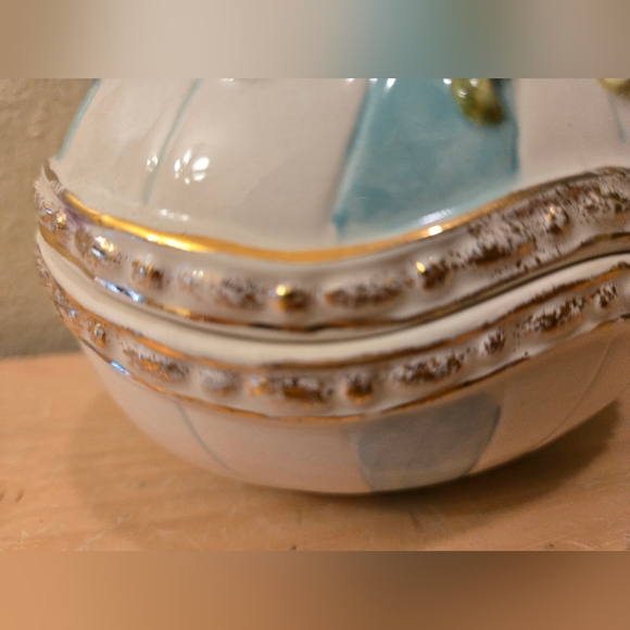 Vintage Rabbit Egg Easter Candy Dish - Picture 4 of 8